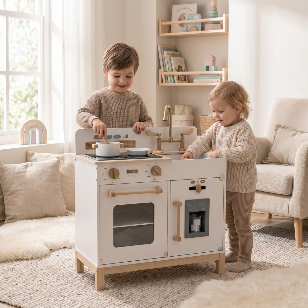 Cuisine en Bois Montessori Enfant