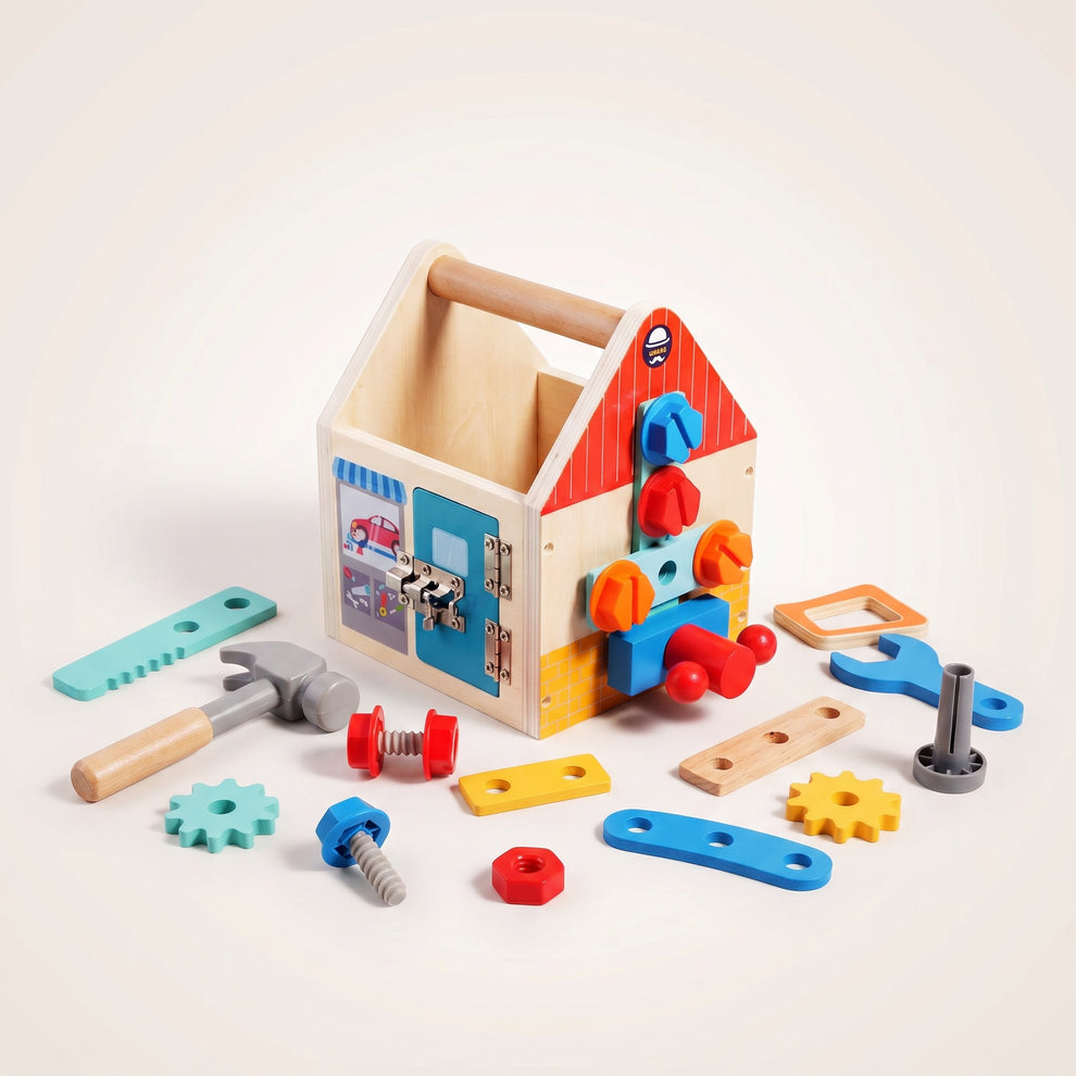 Maison d'Outils en Bois Montessori
