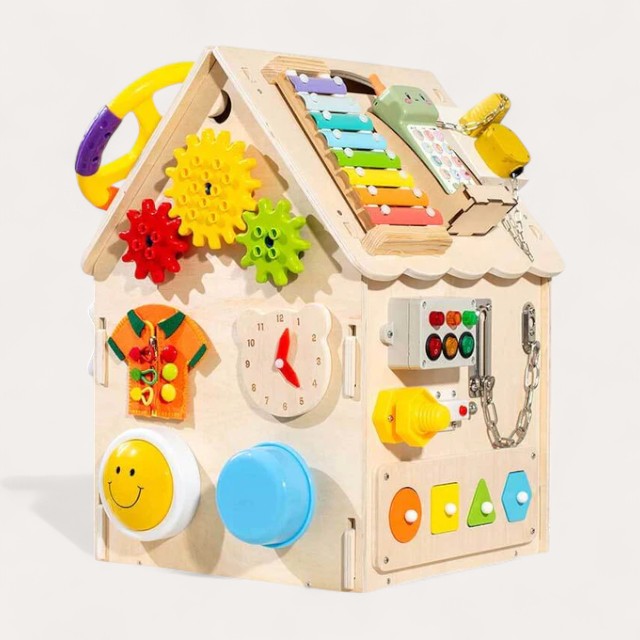 Maison d'Activités en Bois Montessori