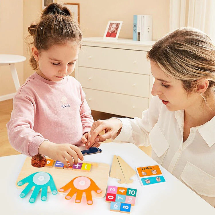 Jeu de Mathématiques en Bois Montessori
