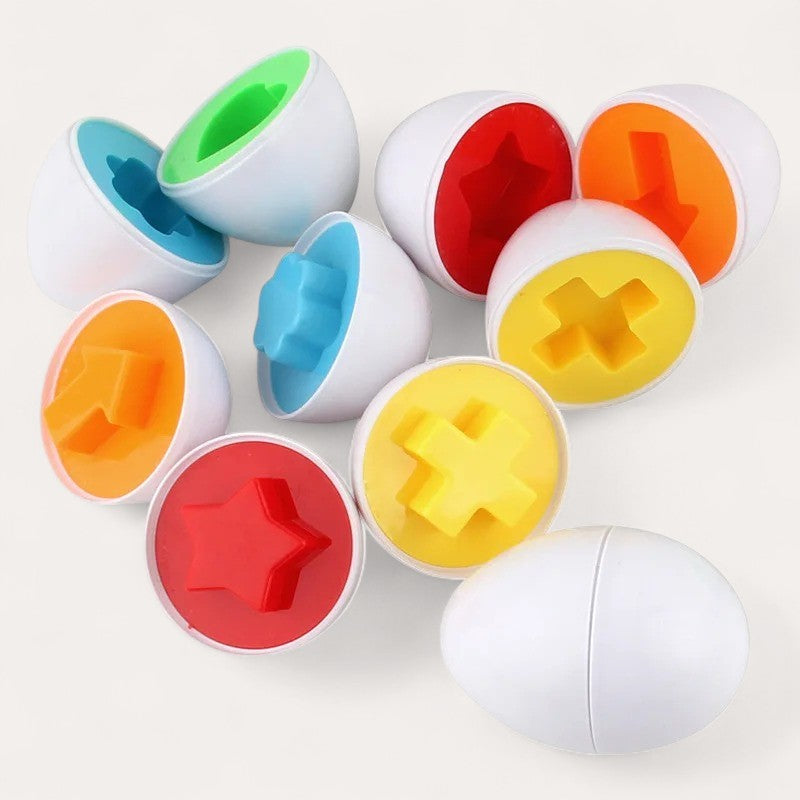 Jeu d'Encastrement Œufs et Poule Montessori