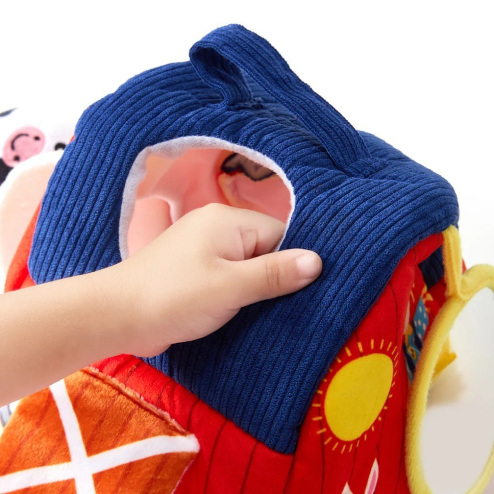Ferme Souple en Peluche & 6 Animaux Montessori