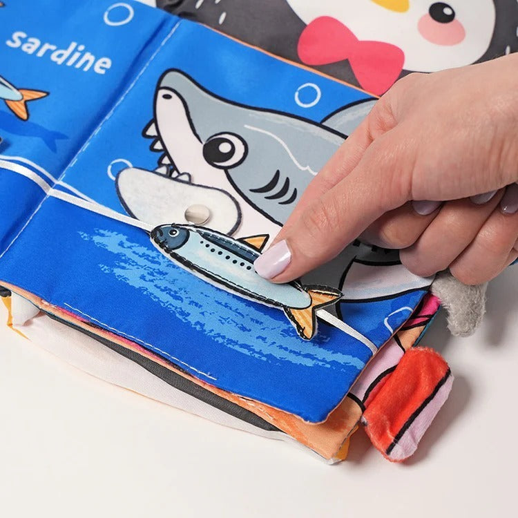 Livre Souple en Tissu Montessori Bébé