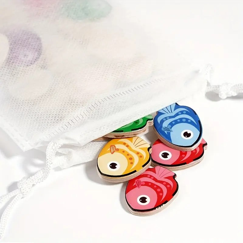 Jeu de Logique & Tri de Couleurs en Bois Montessori