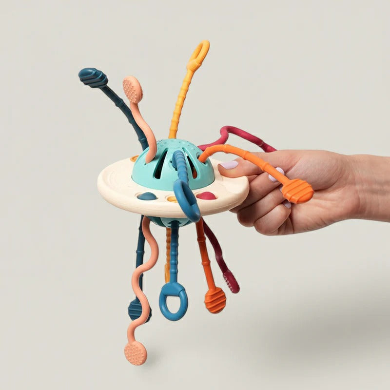 Jouet Sensoriel à Cordes en Silicone Montessori