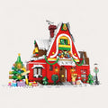 Maison de Noël en Briques de Construction Montessori