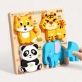 Puzzle d'Encastrement en Bois Montessori