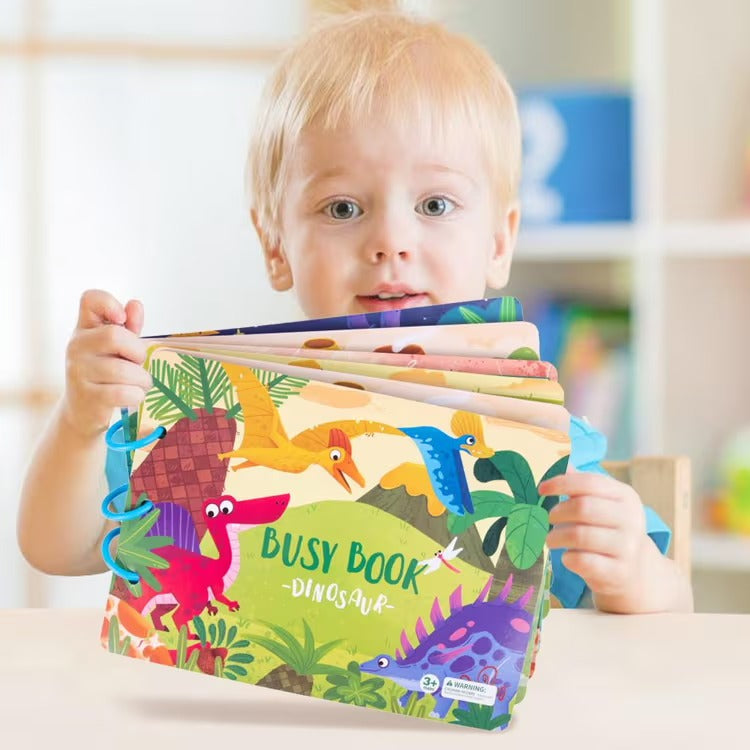 Livre d'Activités Autocollants Repositionnables Montessori