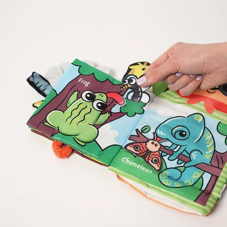 Livre Souple en Tissu Montessori Bébé
