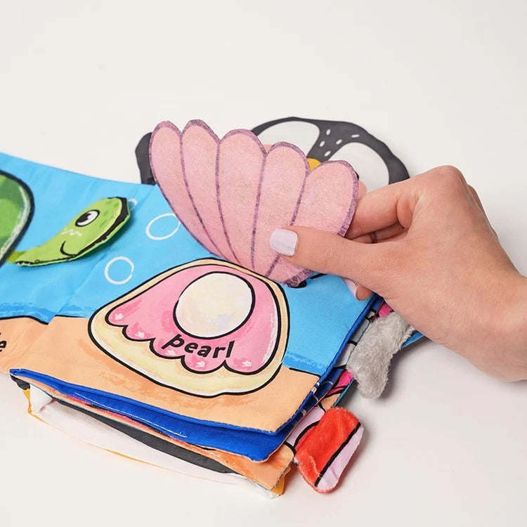 Livre Souple en Tissu Montessori Bébé