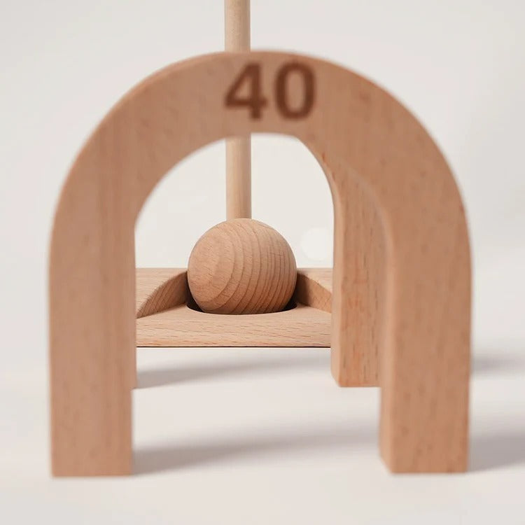 Set de Mini-Golf en Bois d'Intérieur Montessori