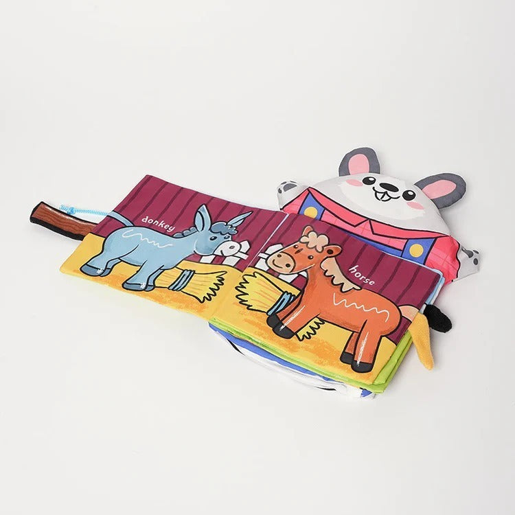 Livre Souple en Tissu Montessori Bébé