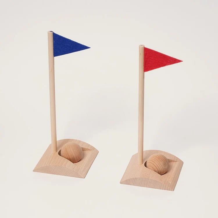 Set de Mini-Golf en Bois d'Intérieur Montessori