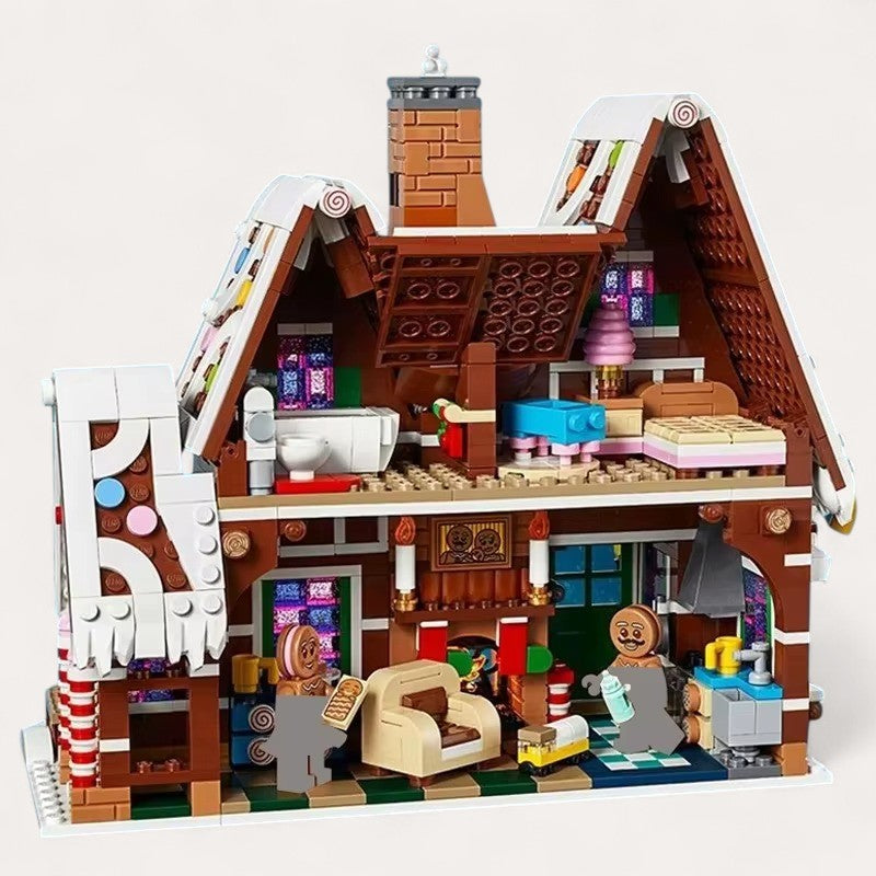 Jeu de Construction Maison Pain d'Épices Montessori