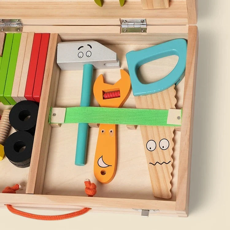 Mallette d'Outils en Bois Montessori
