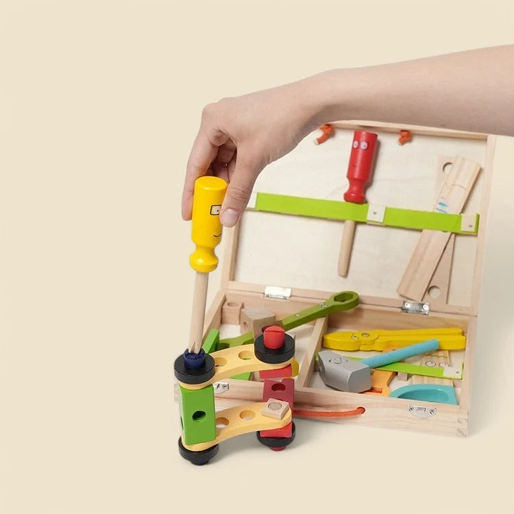 Mallette d'Outils en Bois Montessori