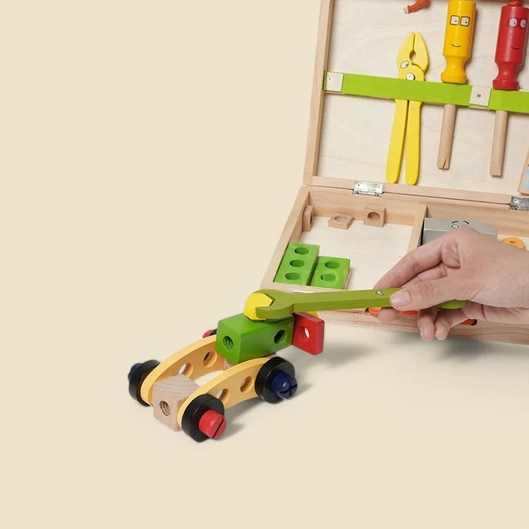 Mallette d'Outils en Bois Montessori